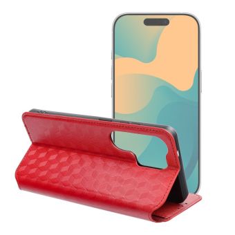 Obal Cubic Book Xiaomi Redmi Note 15 5G červený