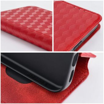 Obal Cubic Book Samsung Galaxy S26 5G S942 červený