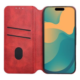 Obal Cubic Book Apple iPhone 17 červený