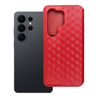 Obal Cubic Book Xiaomi Redmi Note 15 Pro Plus 5G červený