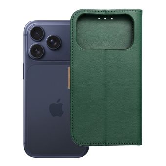Two-tone Split Book iPhone 17 - zeleno-zlatý