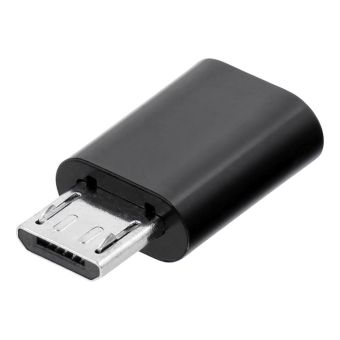 Blue Star USB adaptér USB-C/MicroUSB čierny
