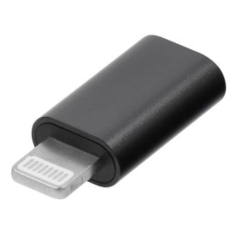 Blue Star USB adaptér USB-C/Lightning čierny