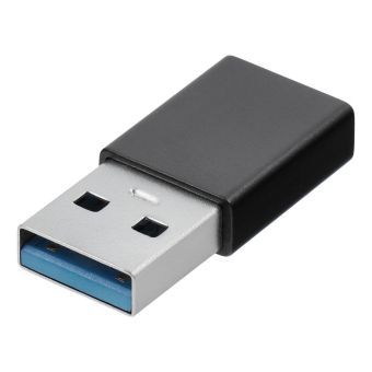 Blue Star USB adaptér USB-C/USB-A 3.0 čierny