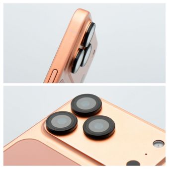Ochranné sklo na fotoaparát Blue Star Camera Lens Protector Easy Install Apple iPhone 15 Pro/15 Pro Max čierne