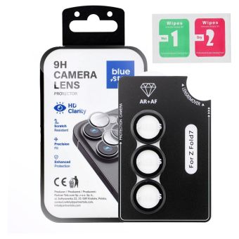 Ochranné sklo na fotoaparát Blue Star Camera Lens Protector Easy Install Samsung Galaxy Fold7 5G F966 čierne