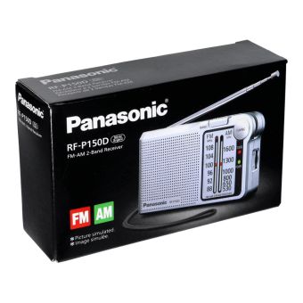 Panasonic RF-P150DEG-S TV-AFC rádio strieborné