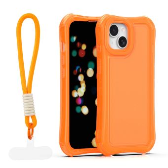 Obal Safepop Strap Apple iPhone 14 oranžový