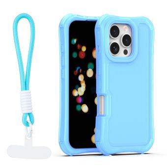 Obal Safepop Strap Apple iPhone 16 Pro Max modrý