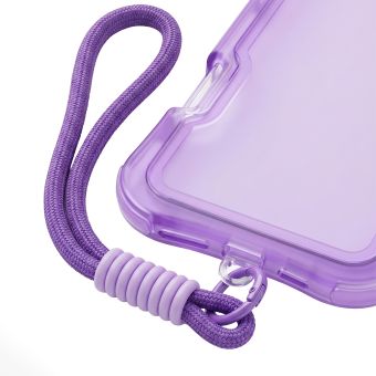 Obal Safepop Strap Apple iPhone 17 Pro fialový