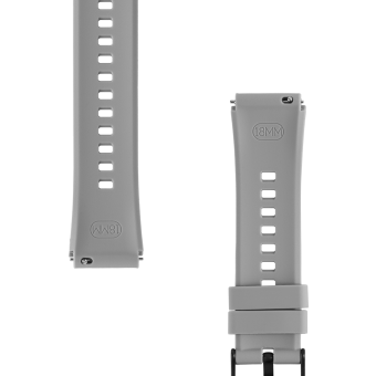 Remienok Tactical Quick Release Silicone 18mm sivý