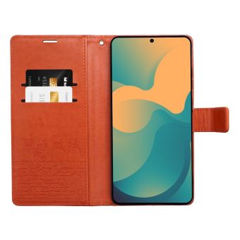Obal MEZZO Book Xiaomi Redmi Note 15 Pro 5G mačky hnedý