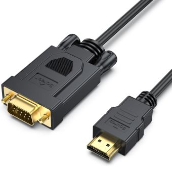 BENFEI cable HDMI to VGA  unidirectional 1.8 m black