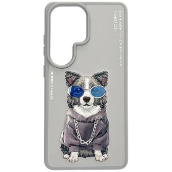 Obal NIMMY GLASSES COOL DOG Samsung Galaxy S26 Ultra 5G S948 sivý