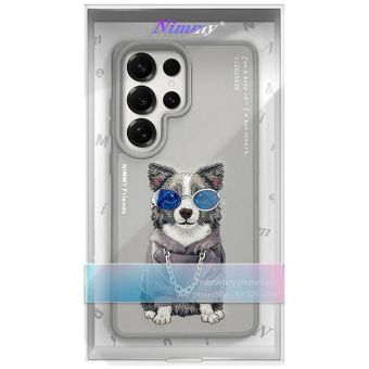Obal NIMMY GLASSES COOL DOG Samsung Galaxy S26 Ultra 5G S948 sivý