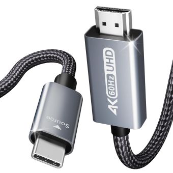 BENFEI cable USB C to HDMI 4K 60Hz 0,9 m gray
