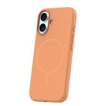 Obal Silicone Thin Mag Apple iPhone 17 oranžový