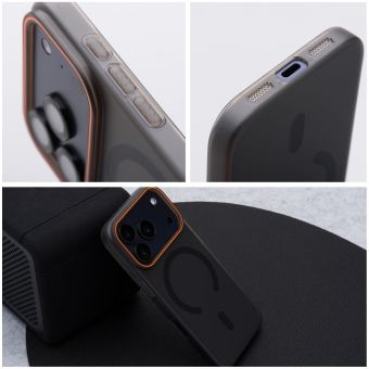 Obal Go Orange MagSafe Honor 600 5G/600 Pro 5G čierny