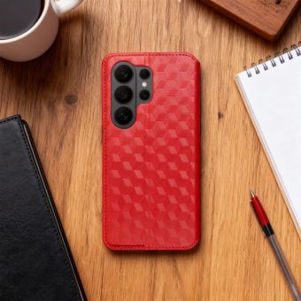 Obal Cubic Book Motorola Moto G67 5G/G77 5G červený