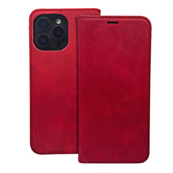 Obal Smart Suede Honor 600 5G/600 Pro 5G červený