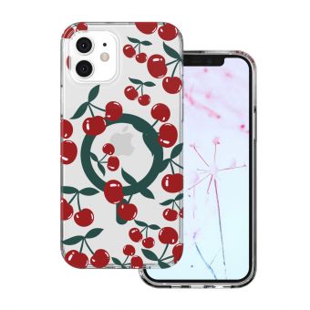 Obal Cherry Mag MagSafe Apple iPhone 12/12 Pro transparentný