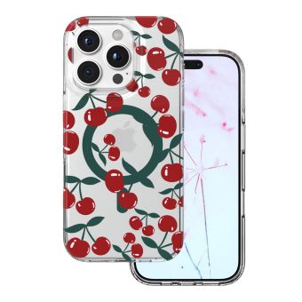 Obal Cherry Mag MagSafe Apple iPhone 16 Pro transparentný