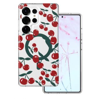 Obal Cherry Mag MagSafe Samsung Galaxy S25 Ultra 5G S938 transparentný