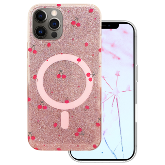 Obal Cherry Mag MagSafe Apple iPhone 12/12 Pro trblietavý