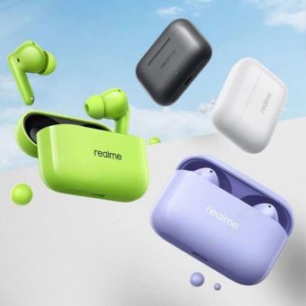 Realme Buds T200 fialové