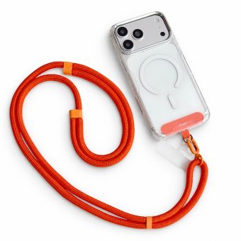 Etteri univerzálna šnúrka na krk pre telefón oranžová