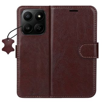 Obal Smart Luxe leather Motorola Edge 70 Fusion hnedý
