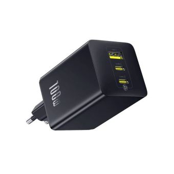 Baseus EnerFill FE11 Fast USB-A/2xUSB-C 100W čierna