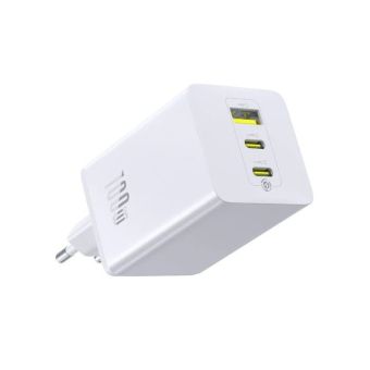 Baseus EnerFill FE11 USB-A/2xUSB-C 100W biela