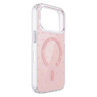 Obal Bubble Dots Mag Apple iPhone 15 ružový