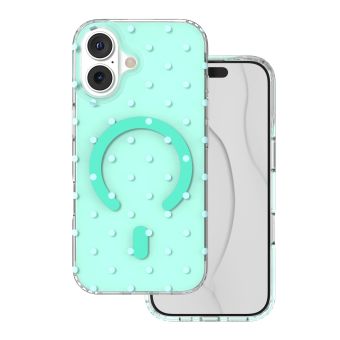 Obal Bubble Dots Mag Apple iPhone 17 zelený