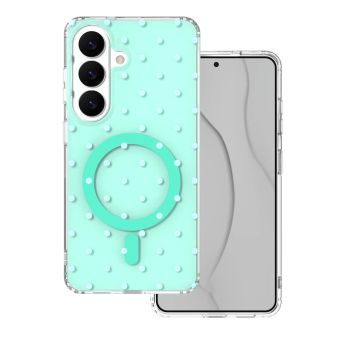 Obal Bubble Dots Mag Samsung Galaxy S26 5G S942 zelený