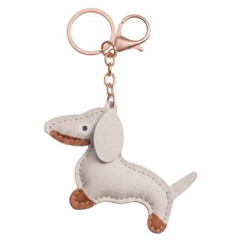 Univerzálny prívesok béžový dachshund