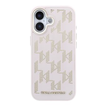 Obal Karl Lagerfeld PU Perforated Monogram MagSafe Apple iPhone 17 KLHMP17S6PPMDPP ružový