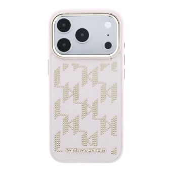 Obal Karl Lagerfeld PU Perforated Monogram MagSafe Apple iPhone 17 Pro KLHMP17L6PPMDPP ružový