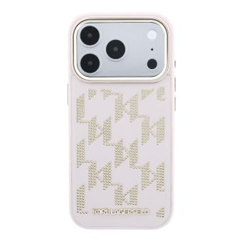Obal Karl Lagerfeld PU Perforated Monogram MagSafe Apple iPhone 17 Pro Max KLHMP17X6PPMDPP ružový
