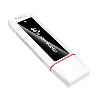 Hoco HI43 4G LTE WiFi 6 USB-A, mobilný router, bielo-čierny