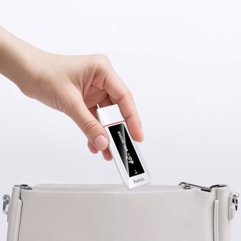 Hoco HI43 4G LTE WiFi 6 USB-A, mobilný router, bielo-čierny