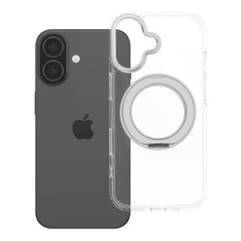 Obal Frame Circle Stand MagSafe Apple iPhone 17 transparentný