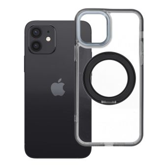 Obal Frame Circle Stand MagSafe Apple iPhone 12 čierny
