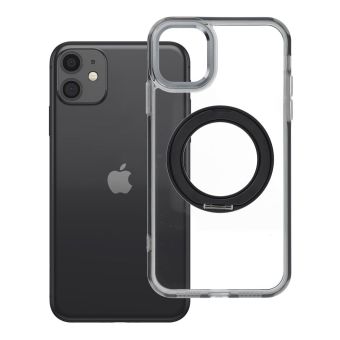 Obal Frame Circle Stand MagSafe Apple iPhone 11 čierny