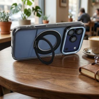 Obal Frame Circle Stand MagSafe Apple iPhone 13 čierny