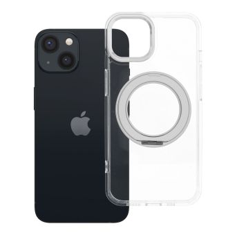 Obal Frame Circle Stand MagSafe Apple iPhone 13 transparentný