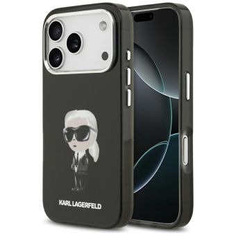Karl Lagerfeld iPhone 17 Pro 6,3 IML Aquarelle Karl & Logo MagSafe black