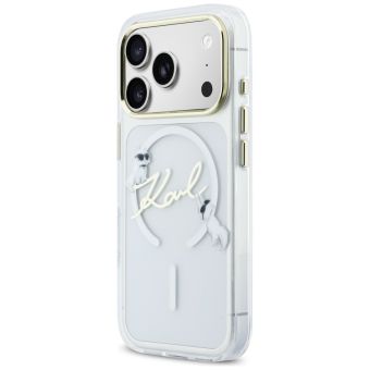 Karl Lagerfeld iPhone 17 Pro Max 6,9 IML Choupettes Karl Script Logo MagSafe transparent