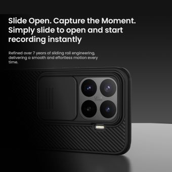 Obal Nillkin CamShield PRO Xiaomi 17T Pro transparentno-čierny
